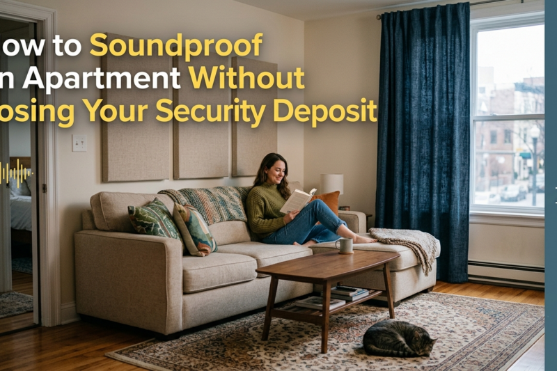 How to Soundproof an Apartment Without Losing Your Security Deposit