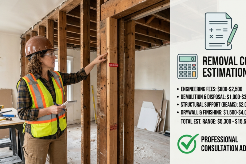 How to Tell If a Wall Is Load-Bearing (And What It Costs to Remove One Safely)
