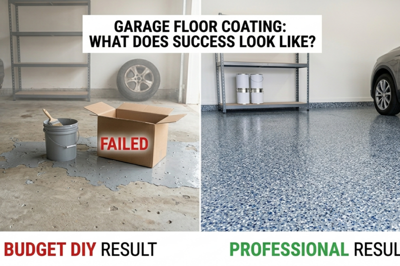 Epoxy Garage Floor Coating: DIY Kit or Professional Install? What the Failure Rate Actually Tells You