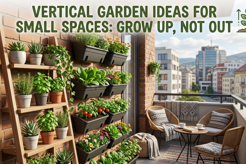 Vertical Garden Ideas for Small Spaces: Grow Up, Not Out