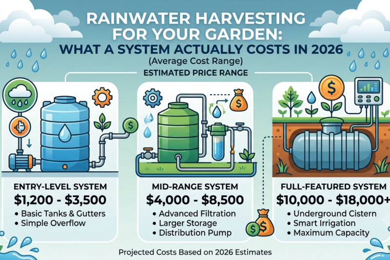 Rainwater Harvesting for Your Garden: What a System Actually Costs in 2026