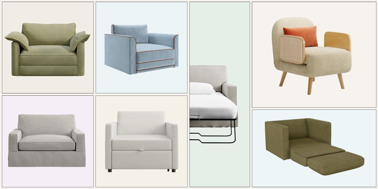These Cozy Sleeper Chairs Turn Your Home’s Awkward Corners Into the Ideal Guest Room – sleeper chairs